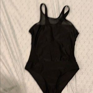 Black bathing suit